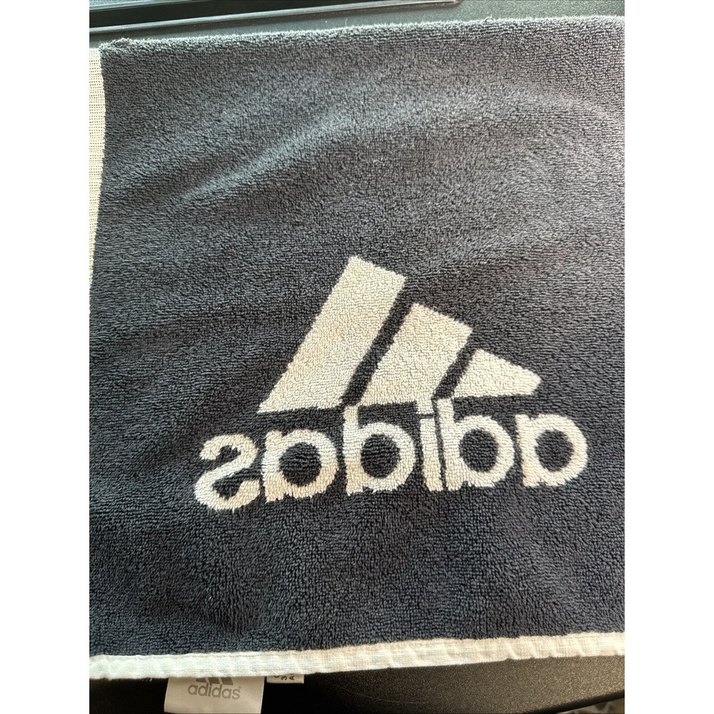 NEW Adidas Golf Resort Towel 28" x 13.5" - Black /‎ White